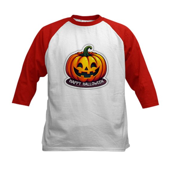 CafePress - Bring Halloween Spirit To Life With Perfect Tee Kids Baseball T Shirt - Kids Cotton Baseball Jersey, 3/4 Sleeve Shirt