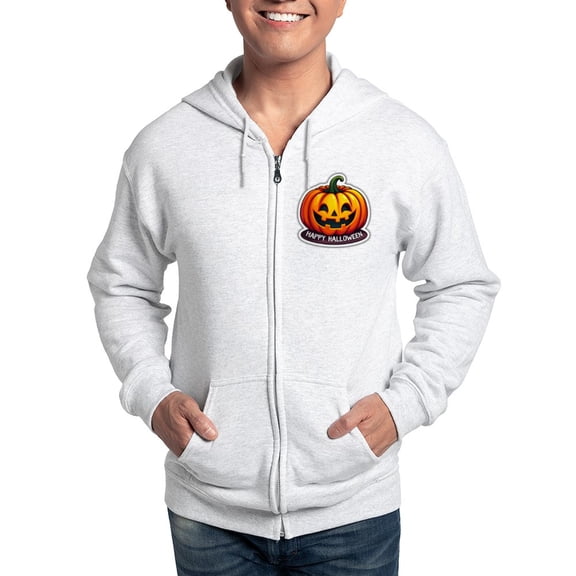 CafePress - Bring Halloween Spirit To Life With Perfect Tee Men's Zip Up Hoodie - Zip Hoodie, Classic Hooded Sweatshirt with Metal Zipper