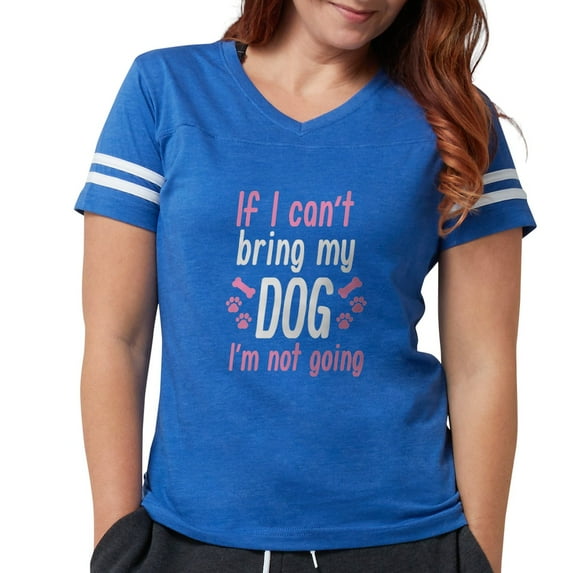 CafePress - Bring My Dog Women's Dark T Shirt - Womens Football Shirt