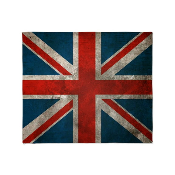 CafePress - British Union Jack Throw Blanket - Soft Fleece Throw Blanket, 50"x60" for All Ages