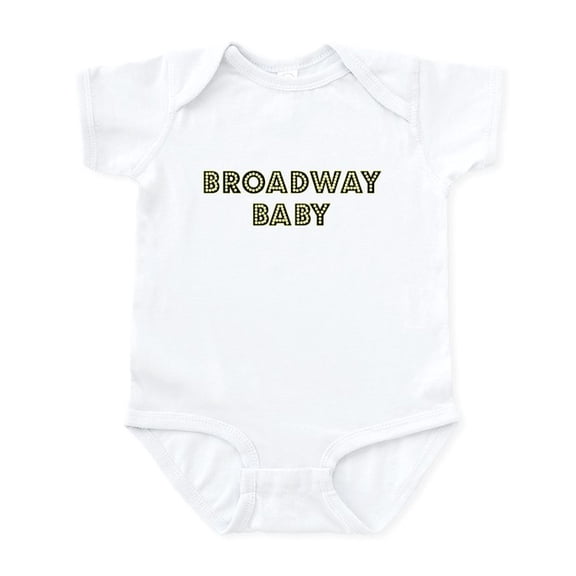 CafePress - Broadway Baby Infant Creeper - Baby Light Bodysuit, Size Newborn - 24 Months