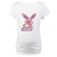 thumbnail image 1 of CafePress - Broken Bunny Maternity T Shirt - Cotton Maternity T-shirt, Cute & Funny Pregnancy Tee, 1 of 4
