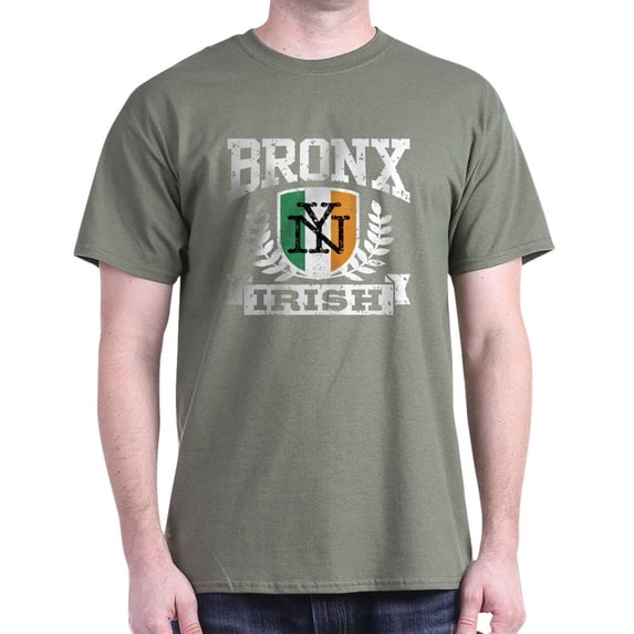 CafePress - Bronx NY Irish Dark T Shirt - Men's Classic Graphic Cotton T-Shirt