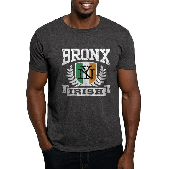 CafePress - Bronx NY Irish Dark T Shirt - Men's Classic Graphic Cotton T-Shirt