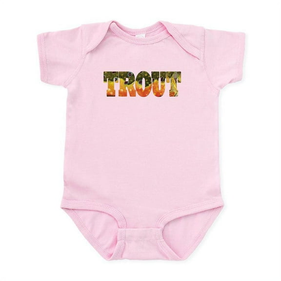 CafePress - Brook TROUT Infant Bodysuit - Baby Light Bodysuit, Size Newborn - 24 Months