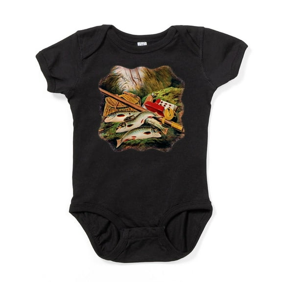CafePress - Brook Trout - Cute Infant Bodysuit Baby Romper - Size Newborn - 24 Months