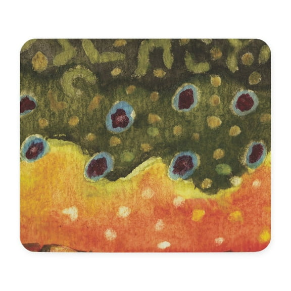 CafePress - Brook Trout Fly Fishing Mousepad - Non-slip Rubber Mousepad, Gaming Mouse Pad
