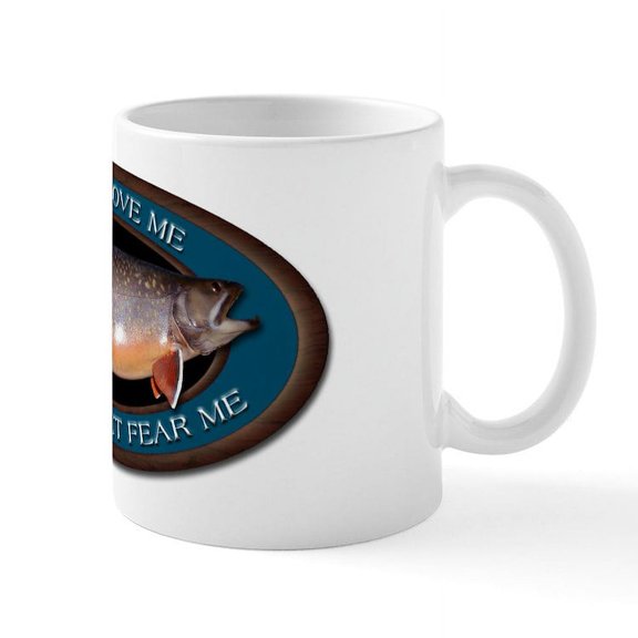 CafePress - Brook Trout Mug - 11 oz Ceramic Mug - Novelty Coffee Tea Cup