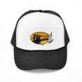 thumbnail image 1 of CafePress - Brooklyn Bird Club - Trucker Hat - Polyester Foam Front and Nylon Mesh Weave Back, 1 of 8
