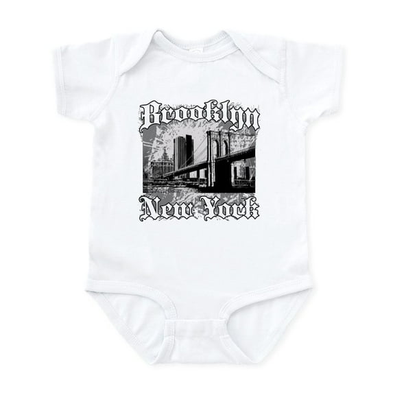CafePress - Brooklyn Bridge Infant Bodysuit - Baby Light Bodysuit, Size Newborn - 24 Months