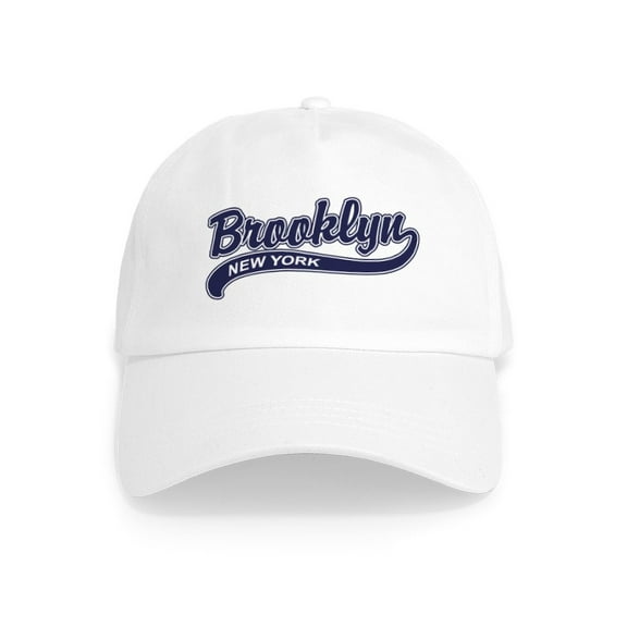 CafePress - Brooklyn Cap - Adjustable 100% Brushed Unisex Casual Cotton Baseball Cap, Beige, 1