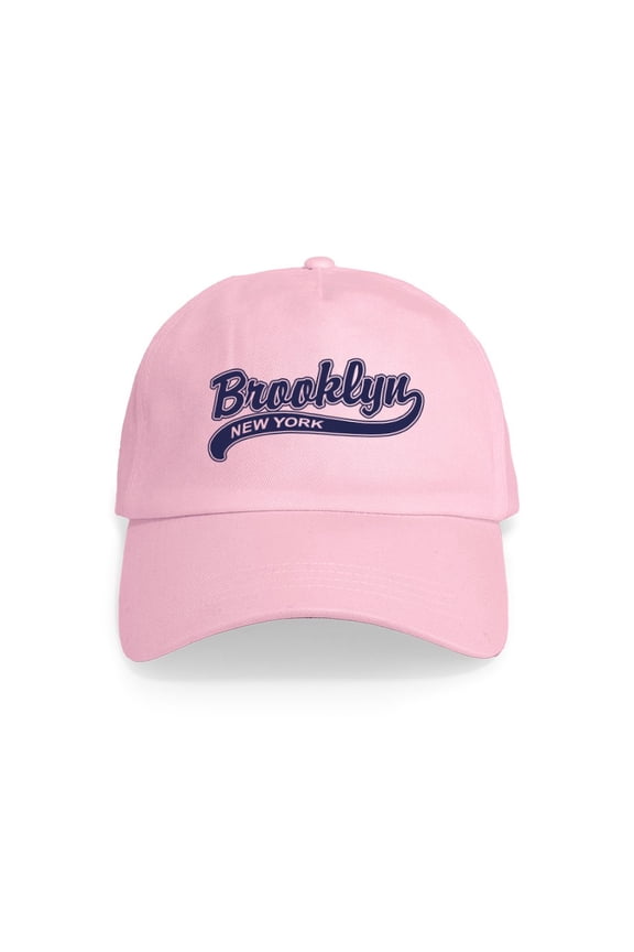 - Brooklyn Cap - Adjustable 100% Brushed Unisex Casual Cotton Baseball Cap, Beige, 1