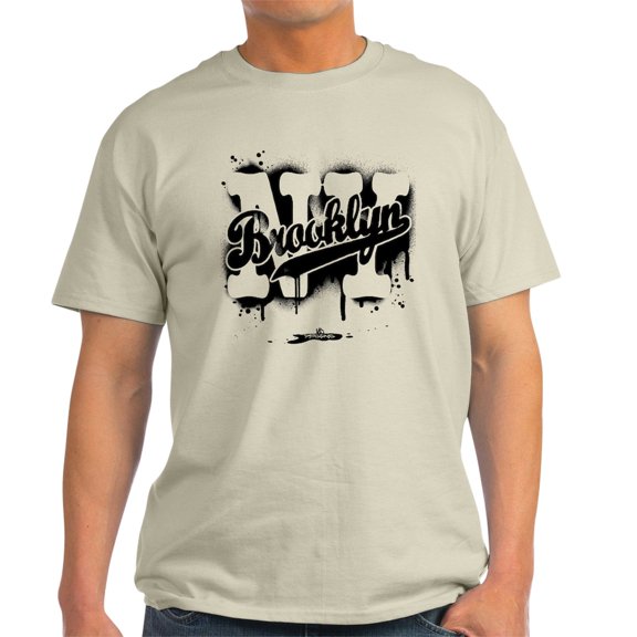 CafePress - Brooklyn NY Graffiti Spray Light T Shirt - Men's Classic Graphic T-Shirt