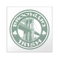 thumbnail image 1 of CafePress - Brooklyn NY Irish Sticker - Square Sticker 3" x 3", 1 of 1
