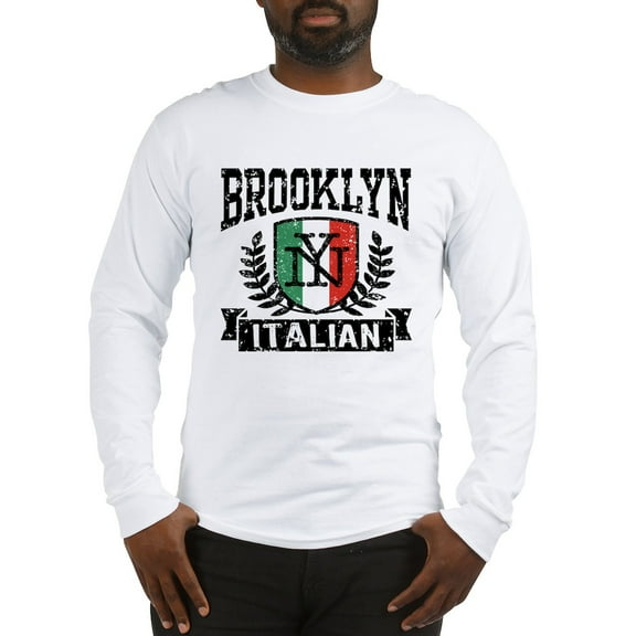 CafePress - Brooklyn NY Italian Long Sleeve T Shirt - Unisex Cotton Long Sleeve T-Shirt