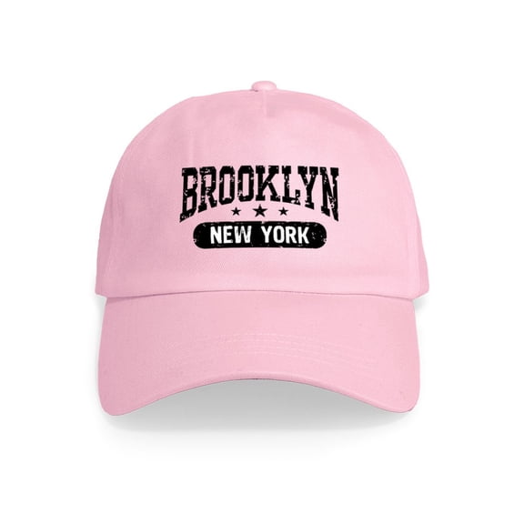 CafePress - Brooklyn New York Cap - Adjustable 100% Brushed Unisex Casual Cotton Baseball Cap, Beige, 1