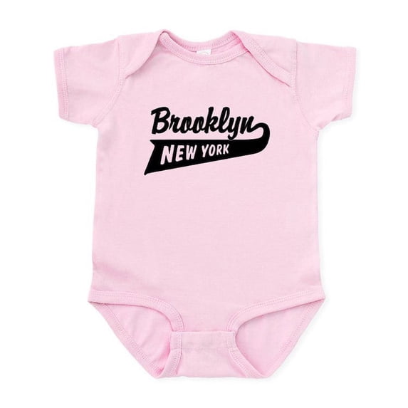 CafePress - Brooklyn New York Infant Bodysuit - Baby Light Bodysuit, Size Newborn - 24 Months