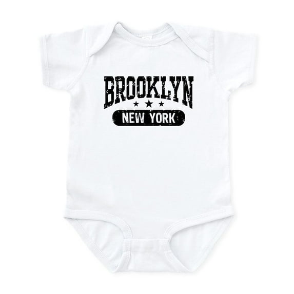 CafePress - Brooklyn New York Infant Bodysuit - Baby Light Bodysuit, Size Newborn - 24 Months