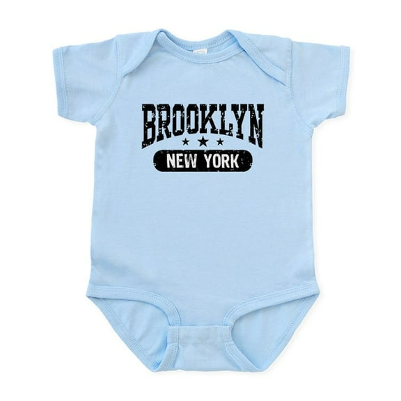 CafePress - Brooklyn New York Infant Bodysuit - Baby Light Bodysuit, Size Newborn - 24 Months