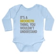 thumbnail image 1 of CafePress - Brooklyn Thing Long Sleeve Infant Bodysuit - Long Sleeve Cotton Baby Bodysuit, 1 of 4