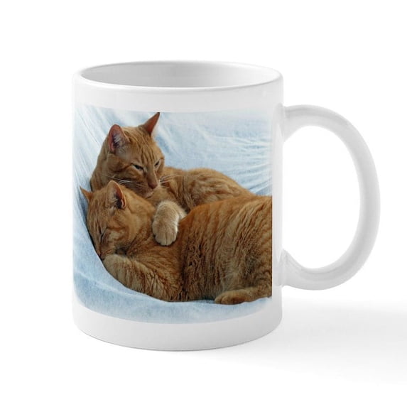 CafePress - Brotherly Love Mugs - 11 oz Ceramic Mug - Novelty Coffee Tea Cup