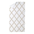 thumbnail image 1 of CafePress - Brown, Beige: Quatrefoil Moroccan Patt - Large Beach Towel, Soft 30"x60" Towel with Unique Design, 1 of 3
