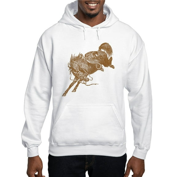 CafePress - Brown Bronco Hoodie - Pullover Hoodie, Hooded Sweatshirt