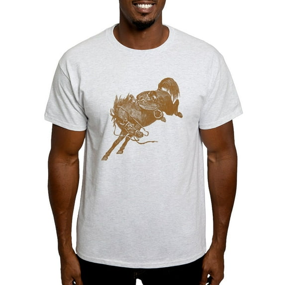 CafePress - Brown Bronco T Shirt - Men's Classic Graphic T-Shirt