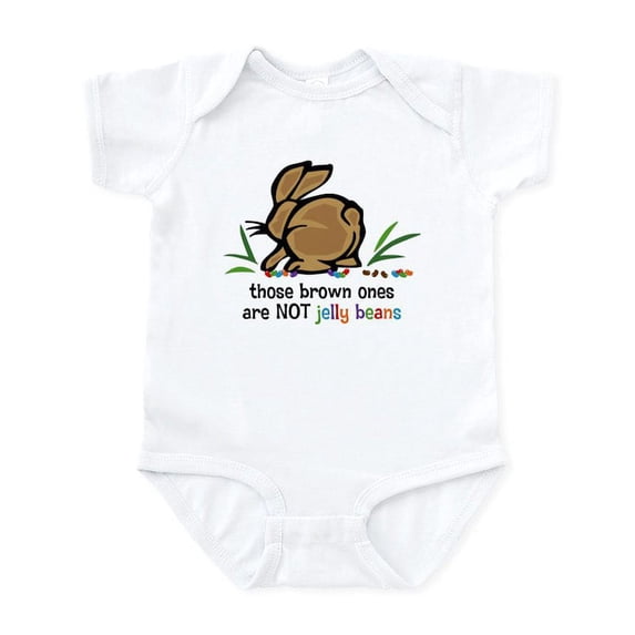 CafePress - Brown Jelly Beans Infant Bodysuit - Baby Light Bodysuit, Size Newborn - 24 Months