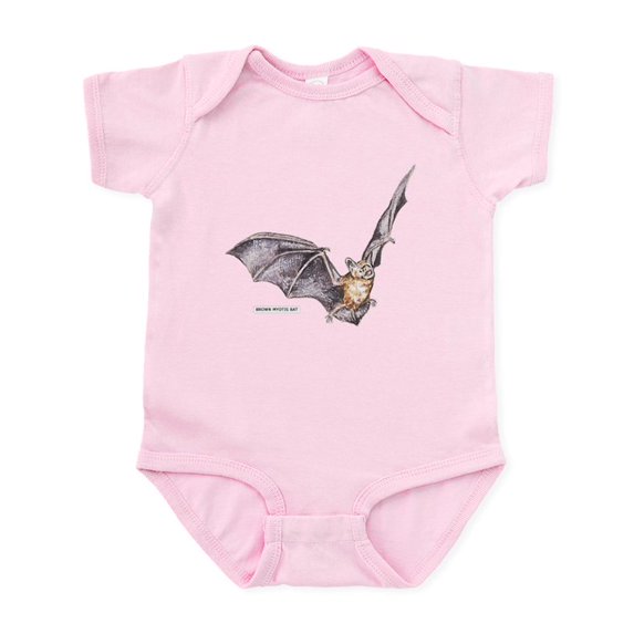 CafePress - Brown Myotis Bat Infant Bodysuit - Baby Light Bodysuit, Size Newborn - 24 Months