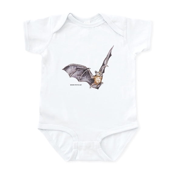 CafePress - Brown Myotis Bat Infant Bodysuit - Baby Light Bodysuit, Size Newborn - 24 Months