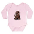 thumbnail image 1 of CafePress - Brown Newfie Long Sleeve Infant Bodysuit - Long Sleeve Cotton Baby Bodysuit, 1 of 4