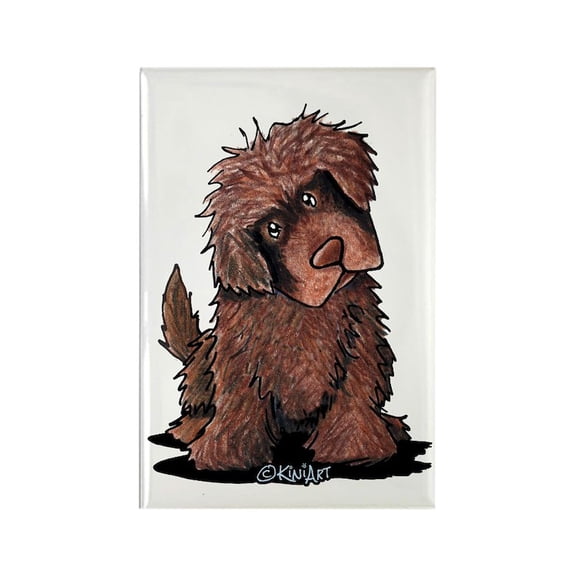 CafePress - Brown Newfie - Rectangle Magnet, 2"x3" Refrigerator Magnet