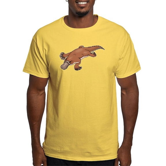 CafePress - Brown Platypus T Shirt - Men's Classic Graphic T-Shirt