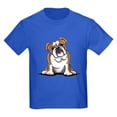 thumbnail image 1 of CafePress - Brown White Bulldog Kids Dark T Shirt - Dark T-Shirt Kids XS-XL, 1 of 4