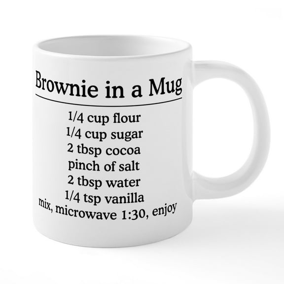 CafePress - Brownie In A - 20 Oz White Ceramic Mega Mug