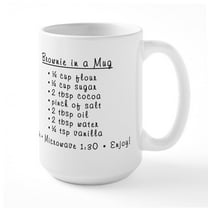CafePress - Brownie In A Mug (Large) - 15 oz Ceramic Large White Novelty Mug
