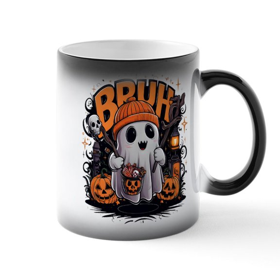 CafePress - Bruh Boo - 11 oz Color Changing Magic Mug