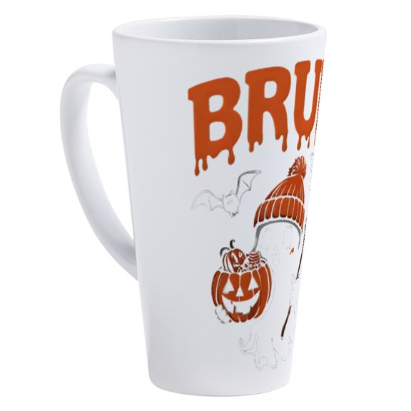CafePress - Bruh Boo - 17 Oz White Ceramic Latte Mug