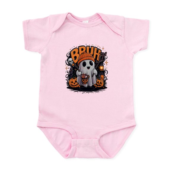 CafePress - Bruh Boo - Baby Light Bodysuit, Size Newborn - 24 Months