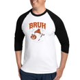 thumbnail image 1 of CafePress - Bruh Boo - Cotton Baseball Jersey, 3/4 Raglan Sleeve Shirt, 1 of 4