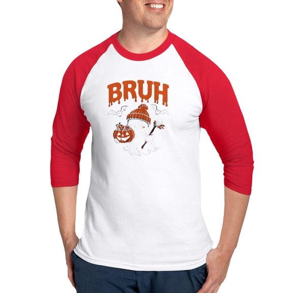 CafePress - Bruh Boo - Cotton Baseball Jersey, 3/4 Raglan Sleeve Shirt