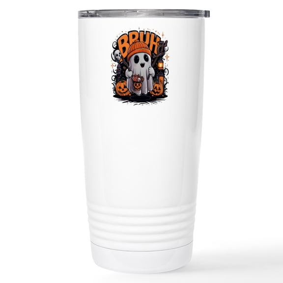 CafePress - Bruh Boo - Insulated Stainless Steel Travel Tumbler 20 oz.
