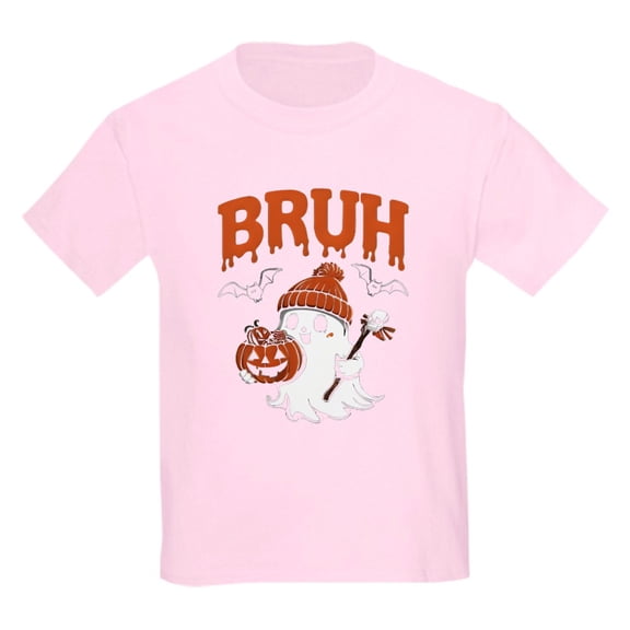 CafePress - Bruh Boo Kids T Shirt - Light Classic Kids Graphic, Short Sleeve T-Shirt, Sizes XS-XL
