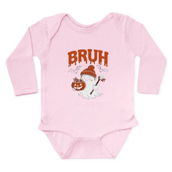 CafePress - Bruh Boo - Long Sleeve Cotton Baby Bodysuit