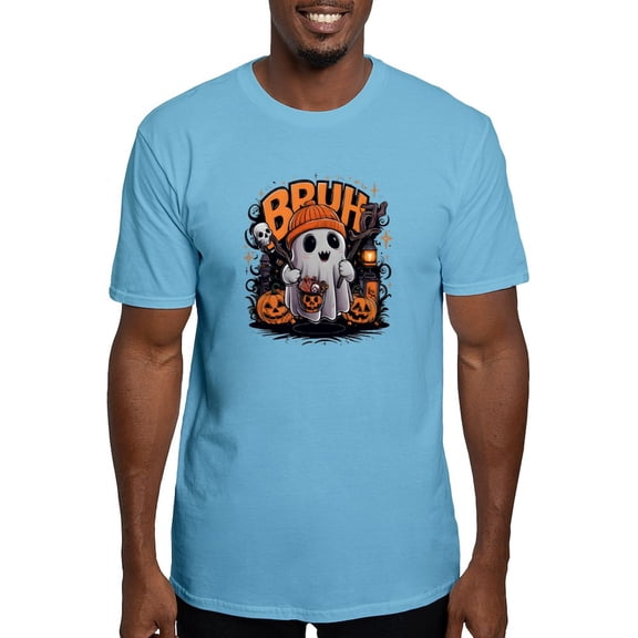CafePress - Bruh Boo Men's Classic T Shirt - Fitted T-Shirt, Vintage Fit Soft Cotton Tee