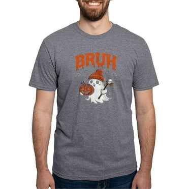 CafePress - Bruh Boo Men's Deluxe T Shirt - Mens Tri-blend T-Shirt