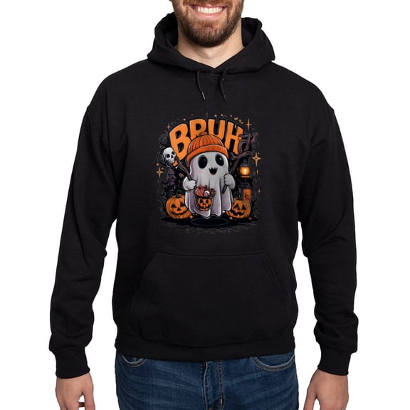 CafePress - Bruh Boo - Pullover Hoodie, Classic, Comfortable Hooded Sweatshirt