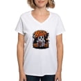 thumbnail image 1 of CafePress - Bruh Boo Women's V Neck T Shirt - Womens Cotton V-Neck T-shirt, 1 of 4