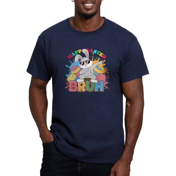 CafePress - Bruh Easter Eggs Teens Boys Kids Easter Men's Classic T Shirt - Men's Fitted T-Shirt